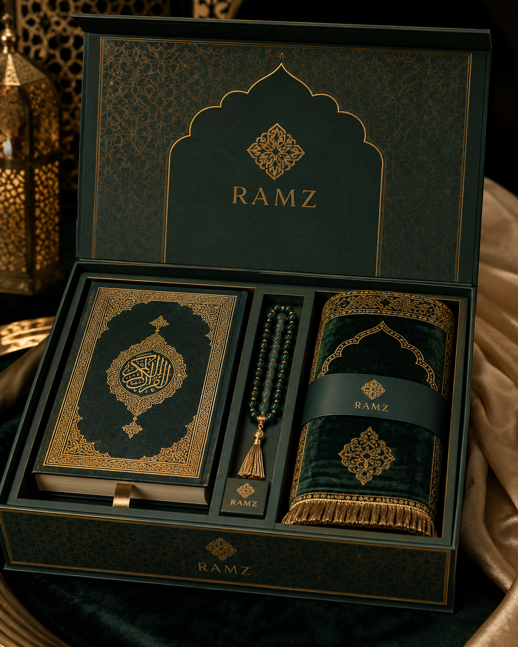 Quran Gift Box - Rug + Tasbeeh