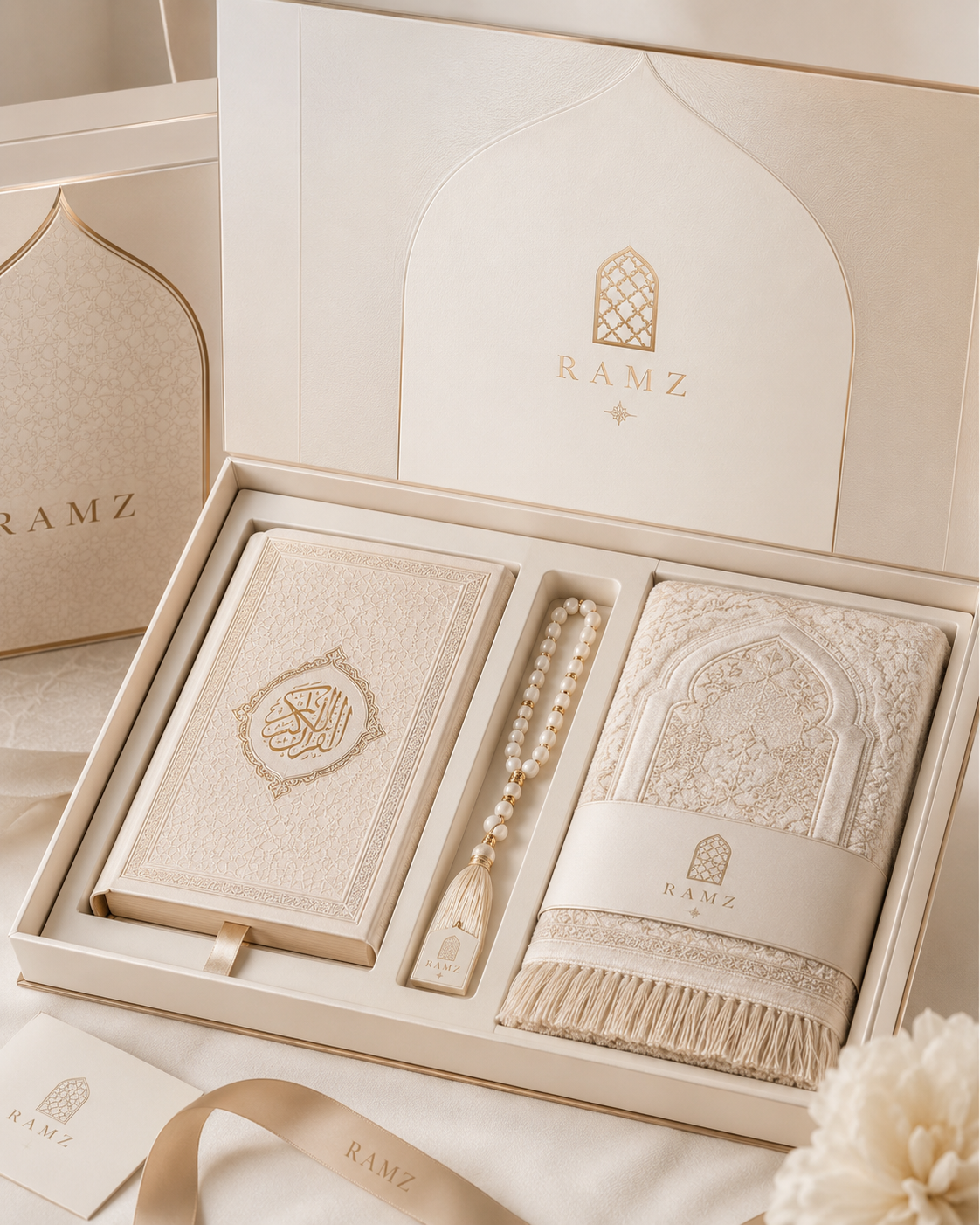 Quran Gift Box - Rug + Tasbeeh