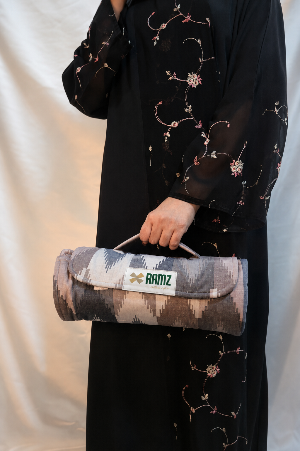 رفيق · Rafeeq — Travel Prayer Mat | Hajar Edition