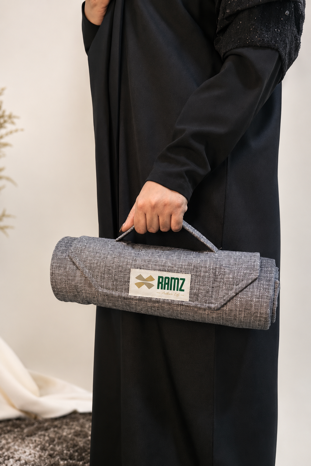 رفيق · Rafeeq — Travel Prayer Mat | Hajar Edition