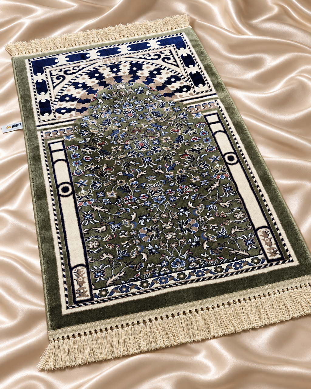 روضة · Rawdah — Botanical Prayer Mat | Qassim Edition