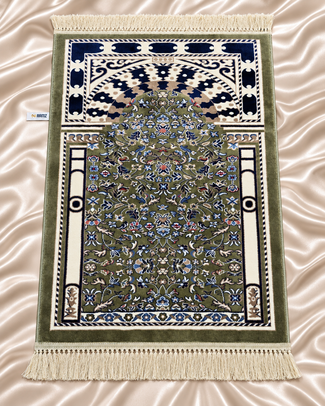 روضة · Rawdah — Botanical Prayer Mat | Qassim Edition