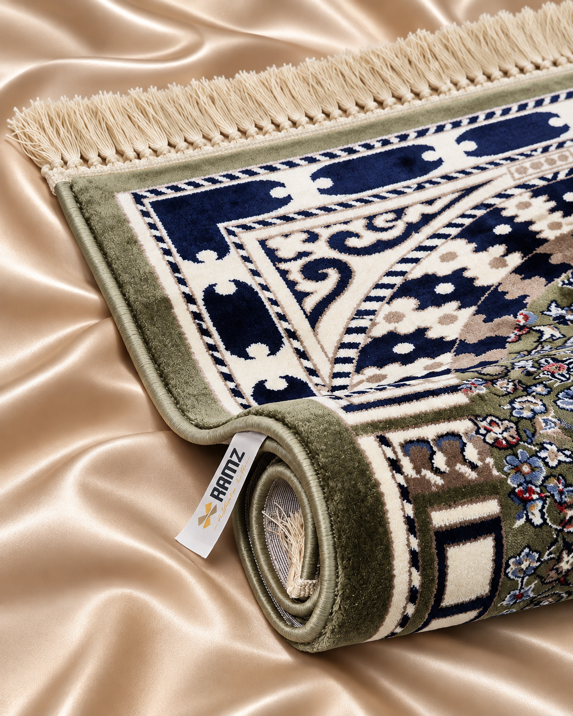 روضة · Rawdah — Botanical Prayer Mat | Qassim Edition