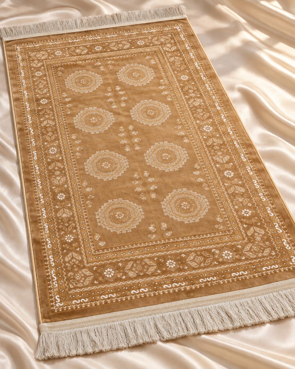 روضة · Rawdah — Botanical Prayer Mat | Yasmin Edition