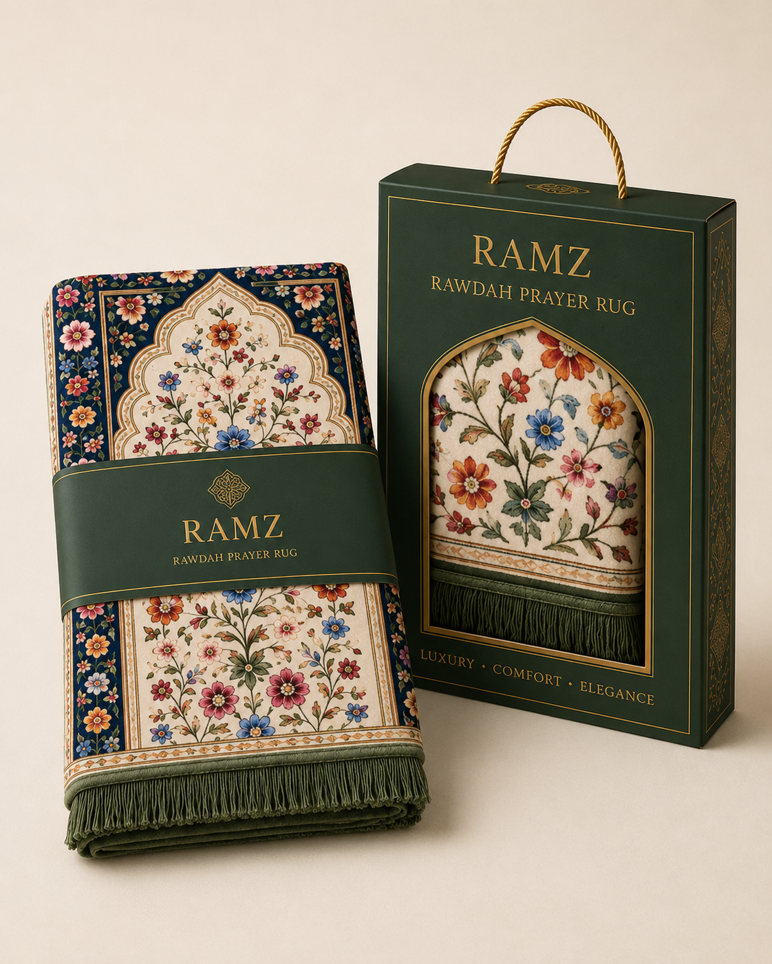 Rawdah Rug - Multi-color Floral